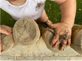 Kinderdagverblijf Aan de Waterkant zand
