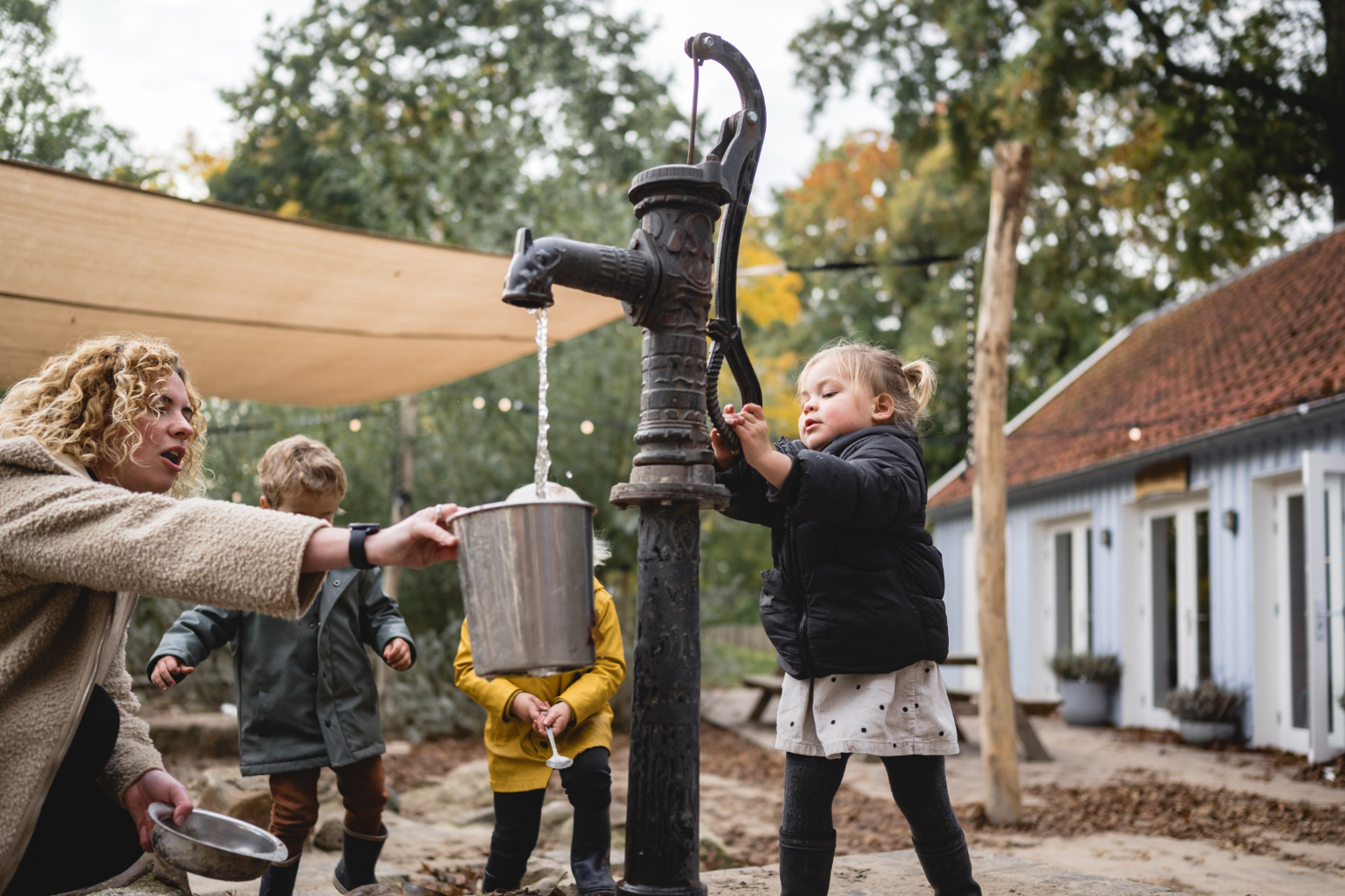 Waterpomp kinderdagverblijf