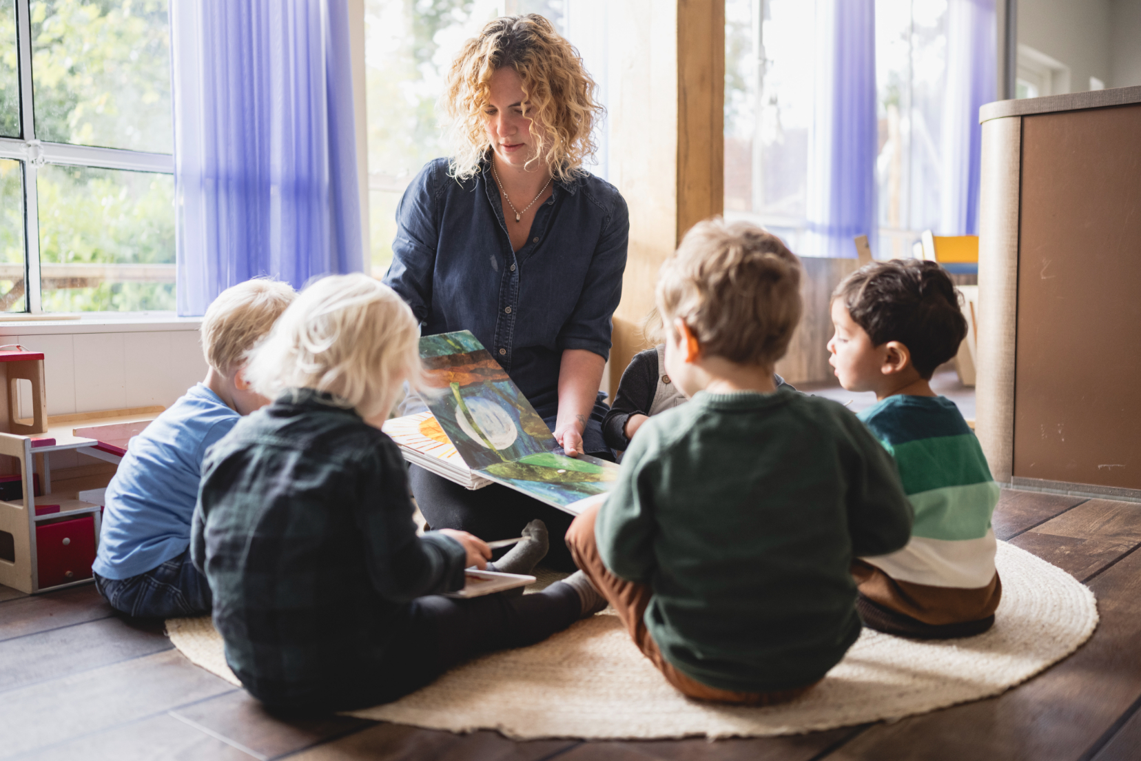 Voorlezen kinderdagverblijf
