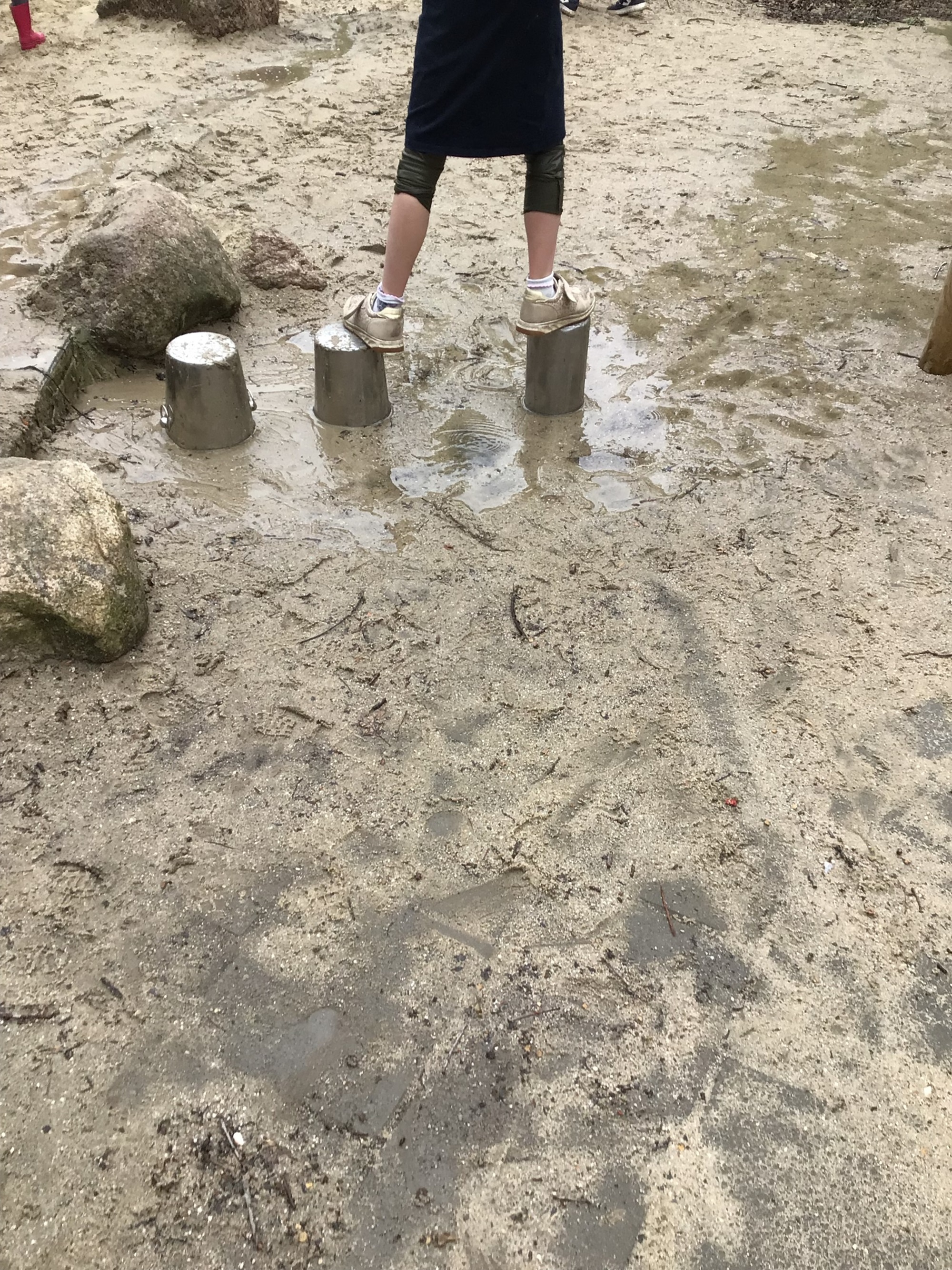 water en zand