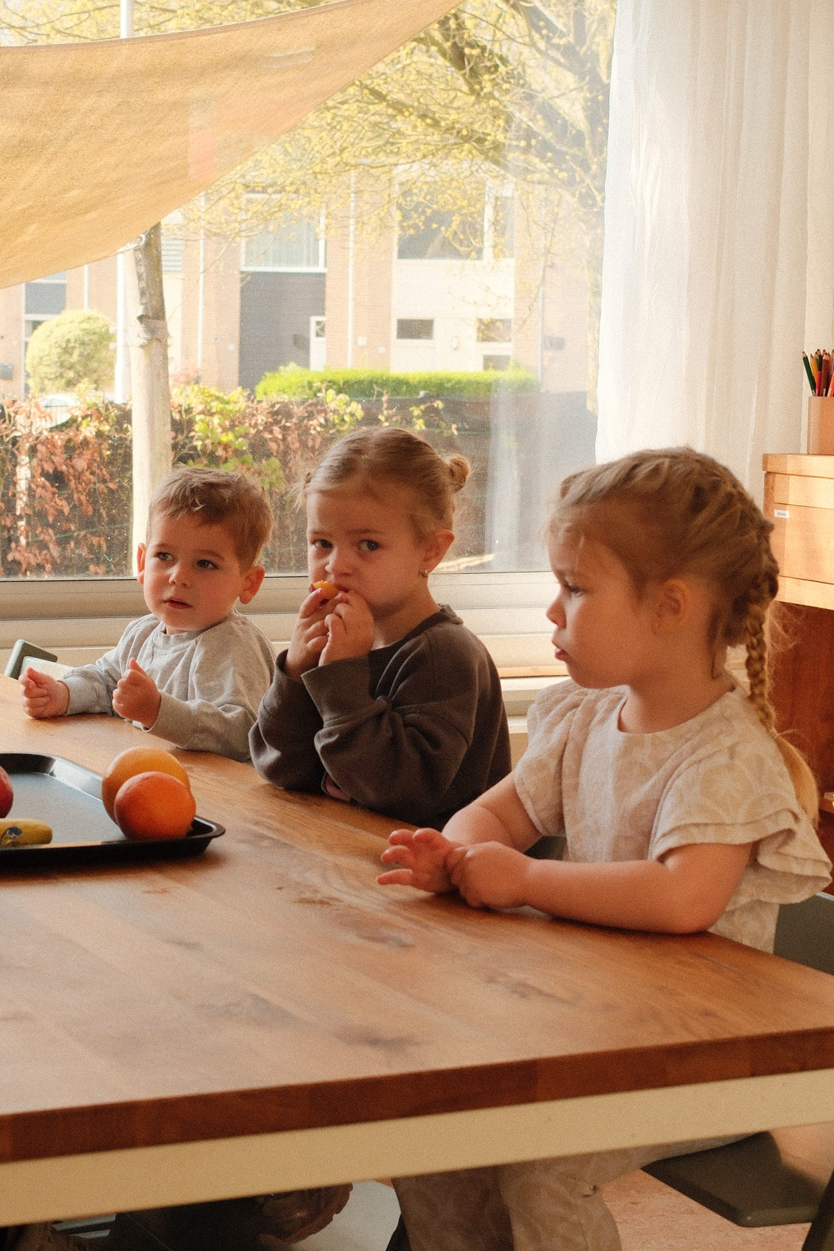 Peuteropvang De Alm fruit eten