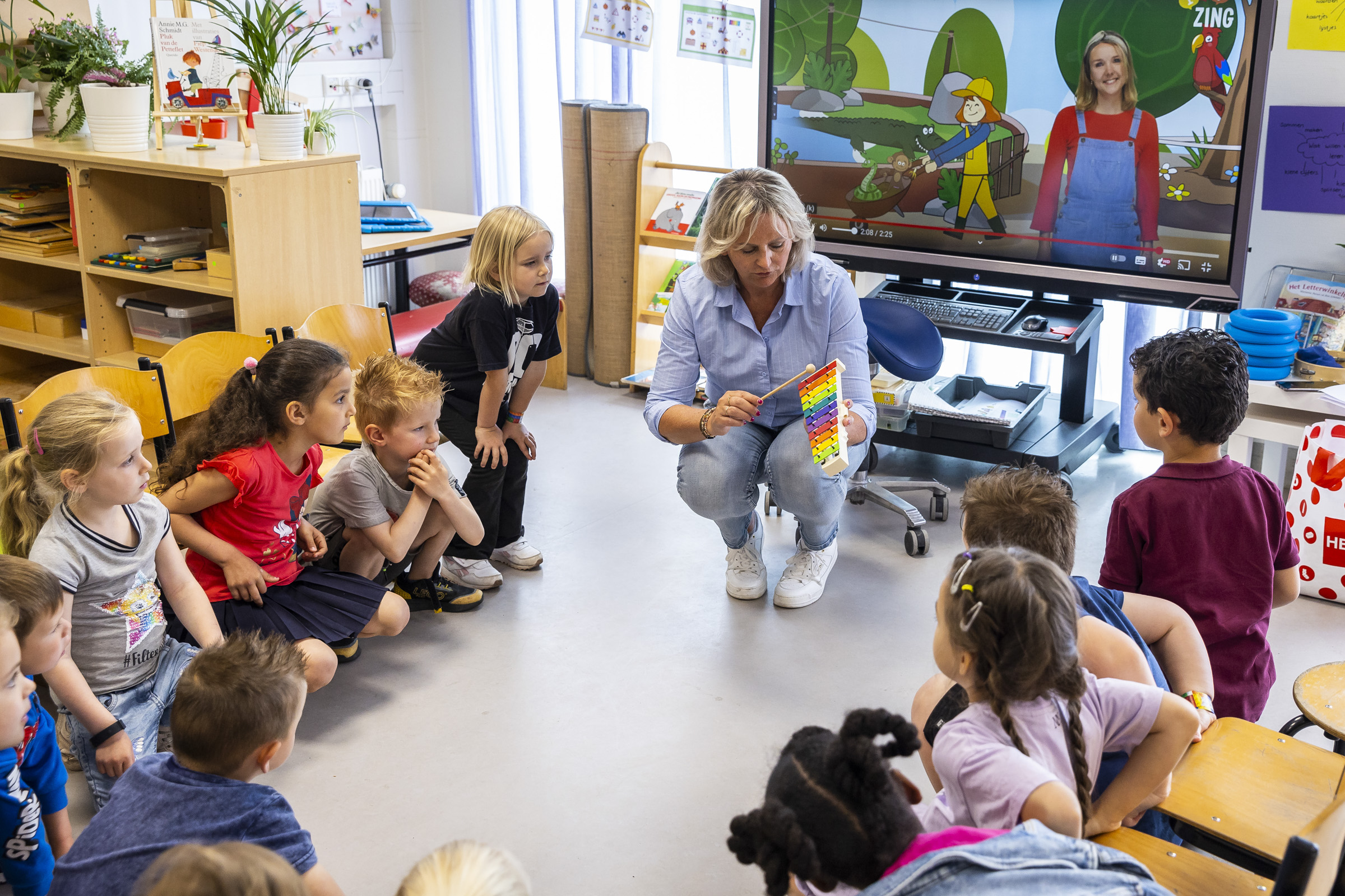 Basisschool De Boemerang in de klas