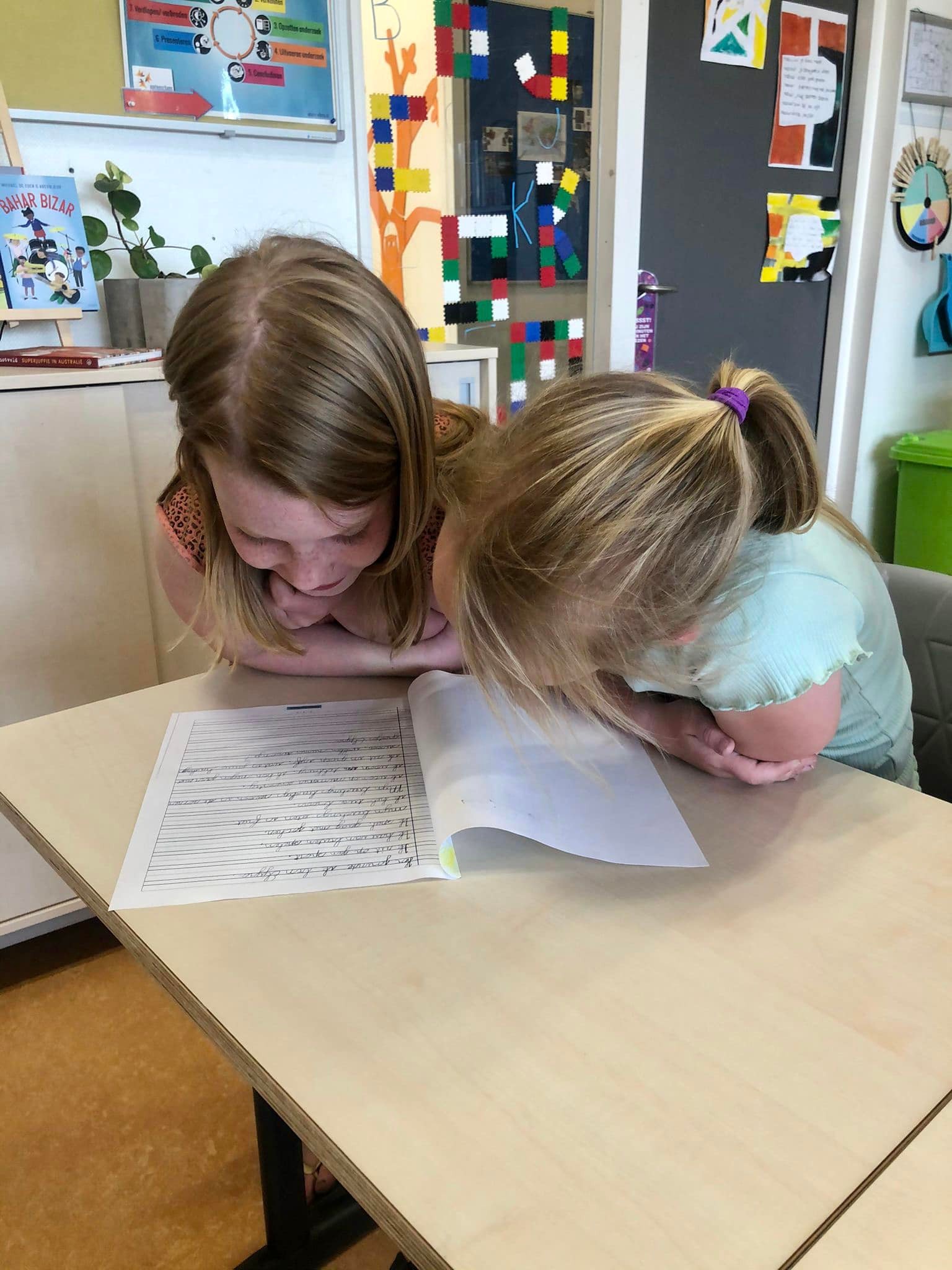 Kinderen op basisschool De Wegwijzer Tilburg