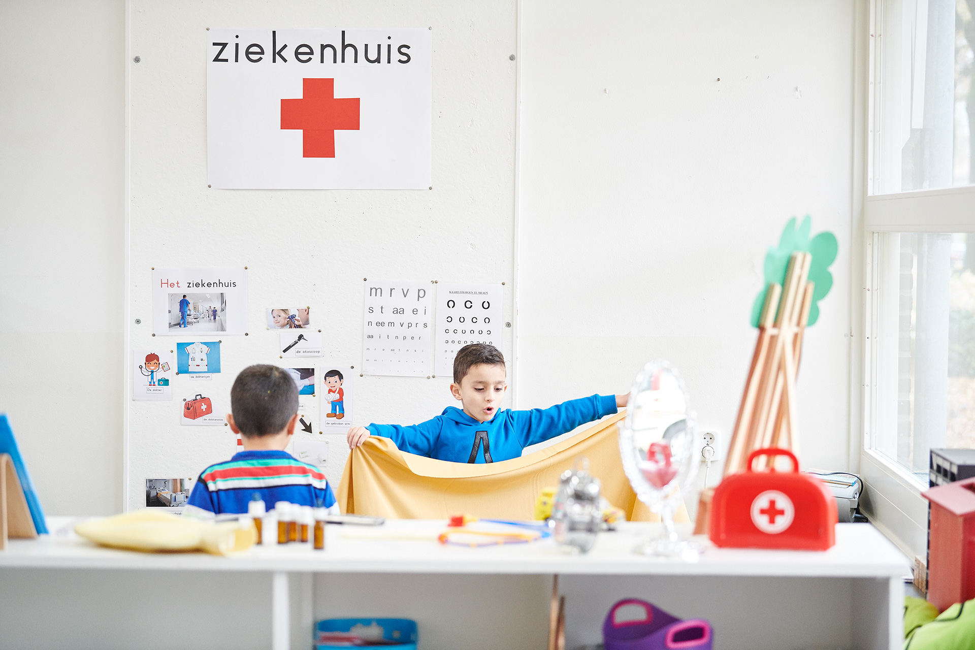 Leerlingen in de klas