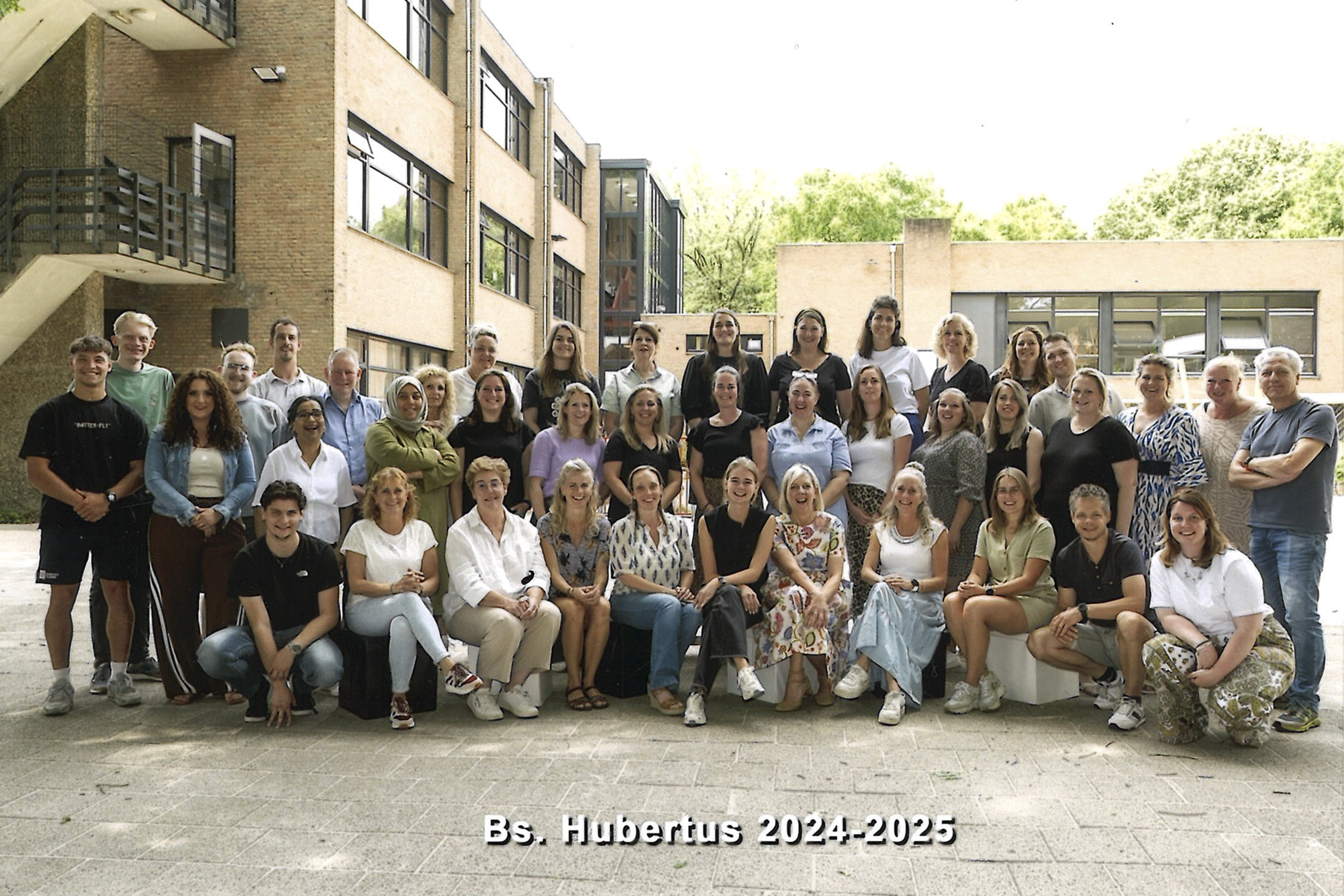 Teamfoto Kindcentrum Hubertus 2024-2025