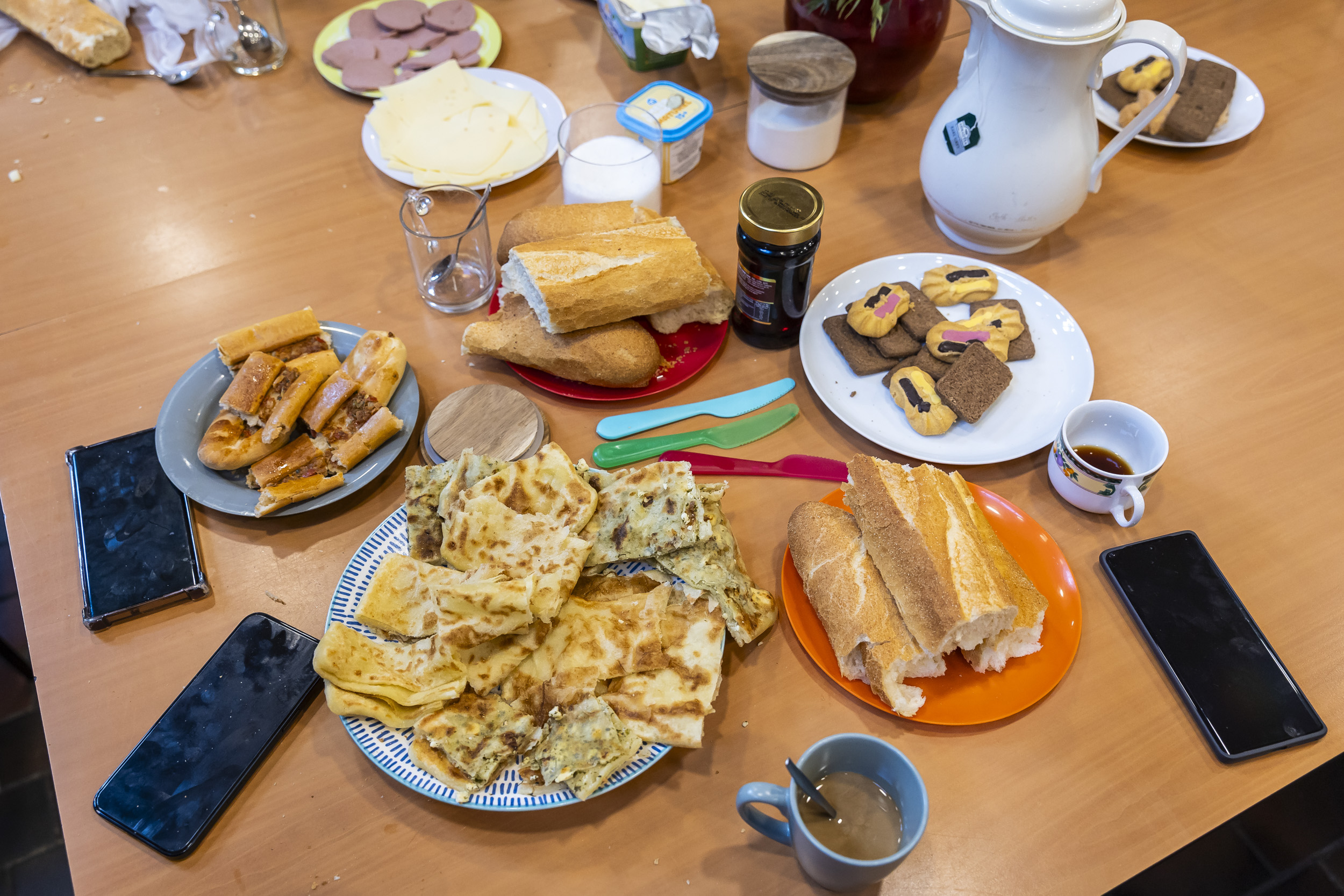 Eten in de ouderkamer Hubertus