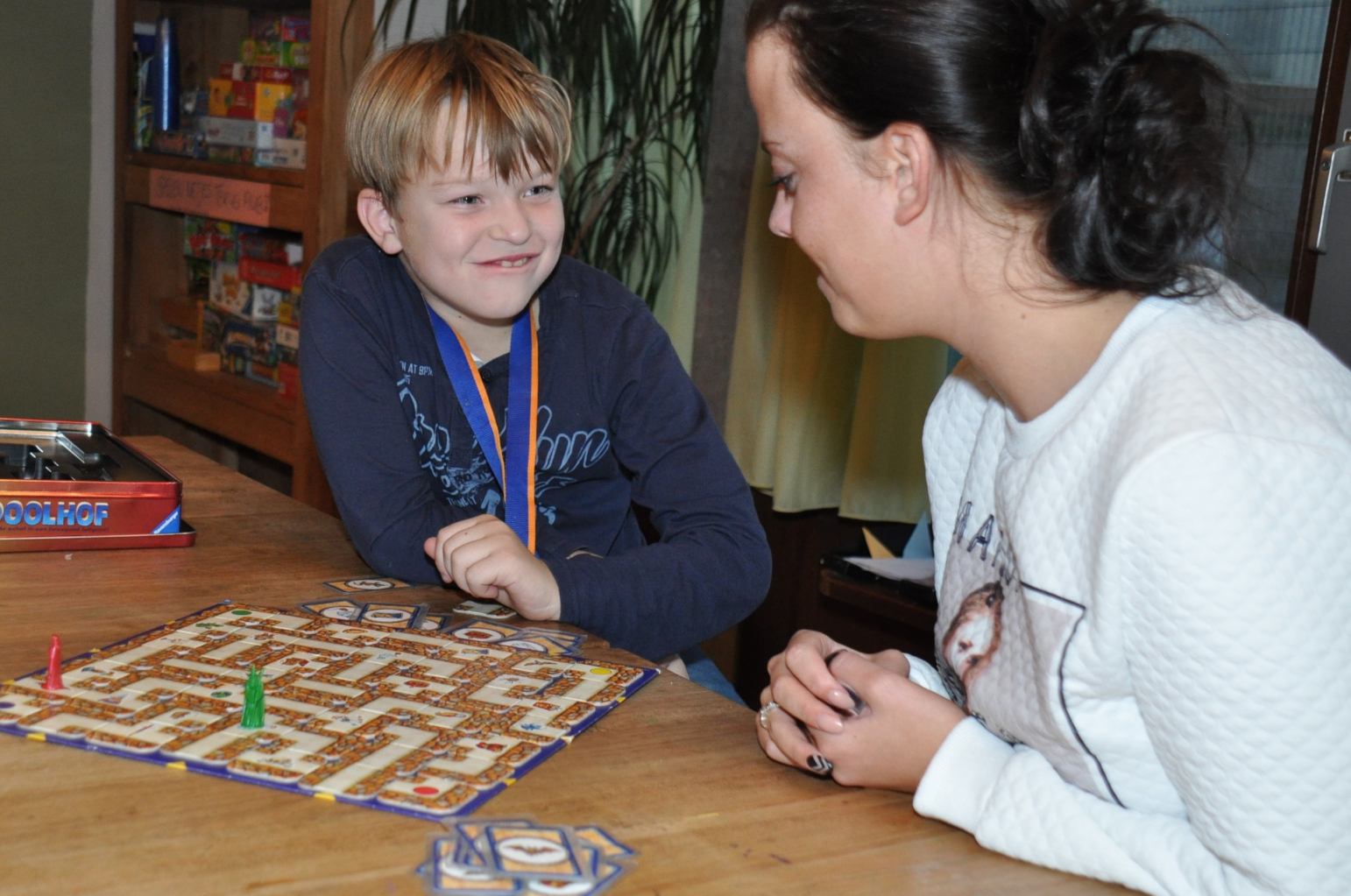 spelletje met kind