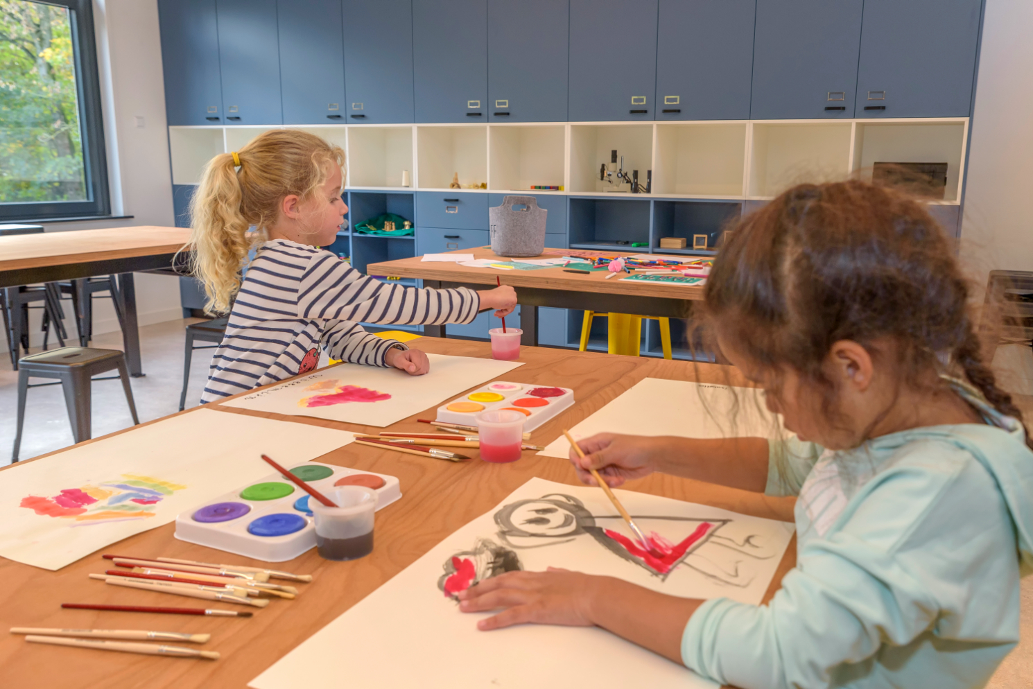 Verven op bso Tierentijn
