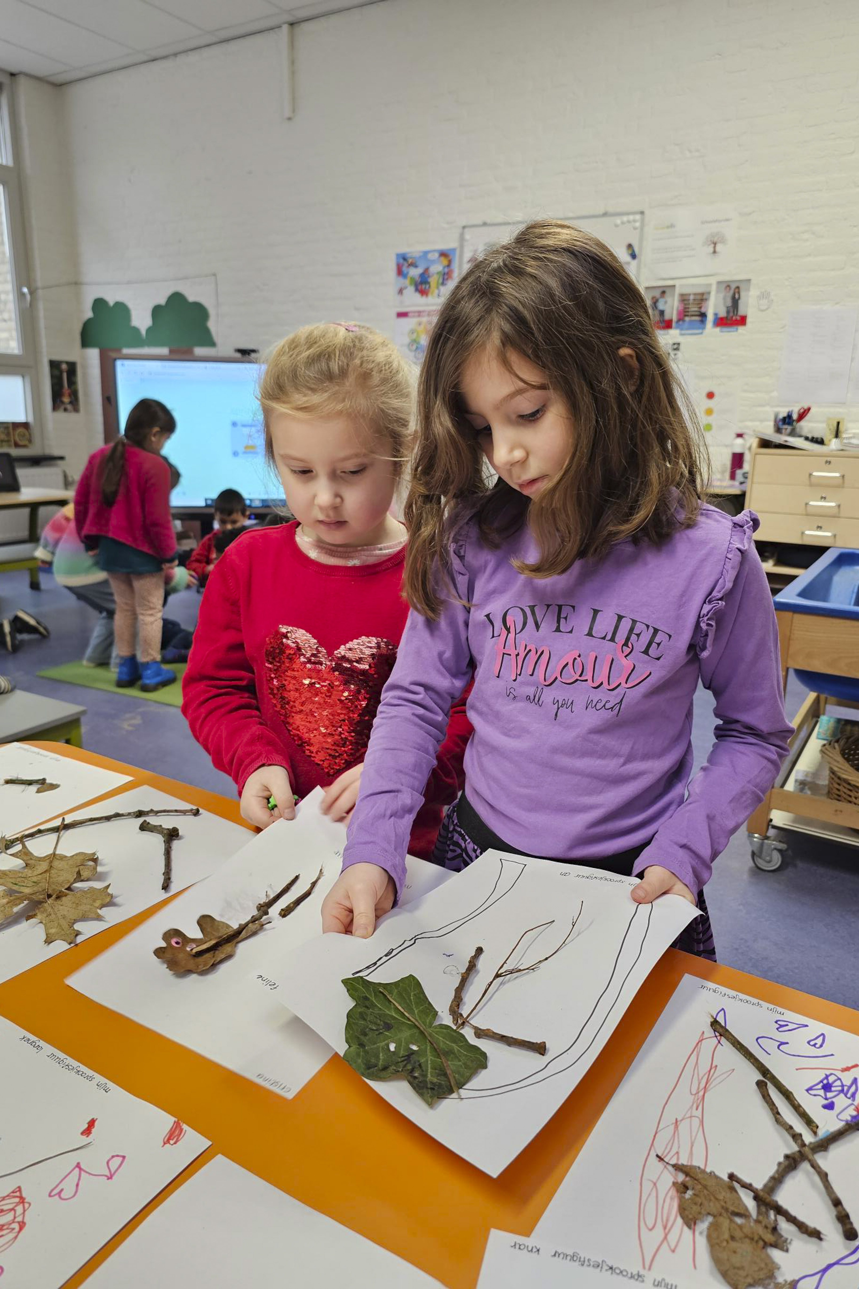 Kinderen in klaslokaal
