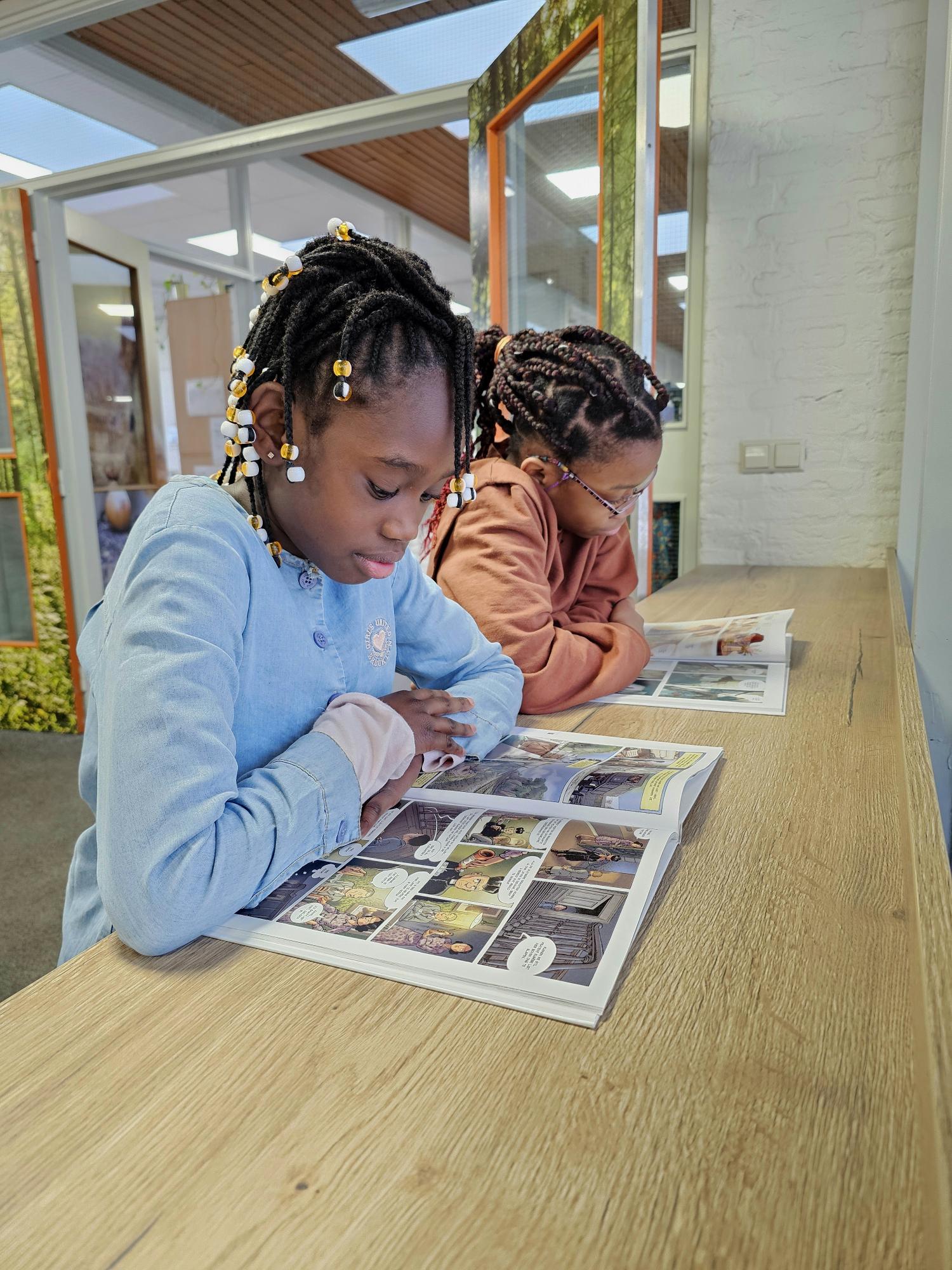 Kinderen aan het lezen