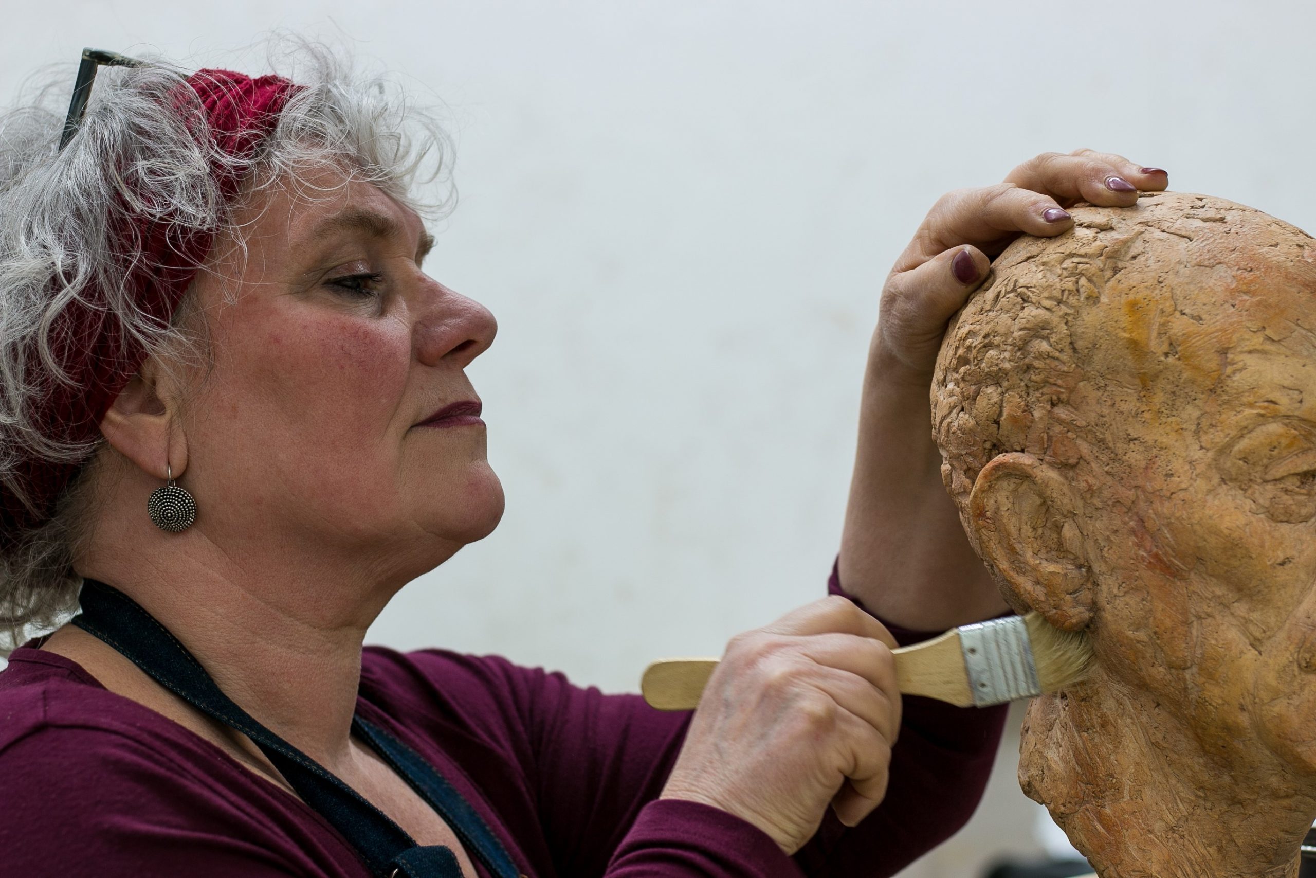 Docent beeldende kunst Ceciel van der Weide