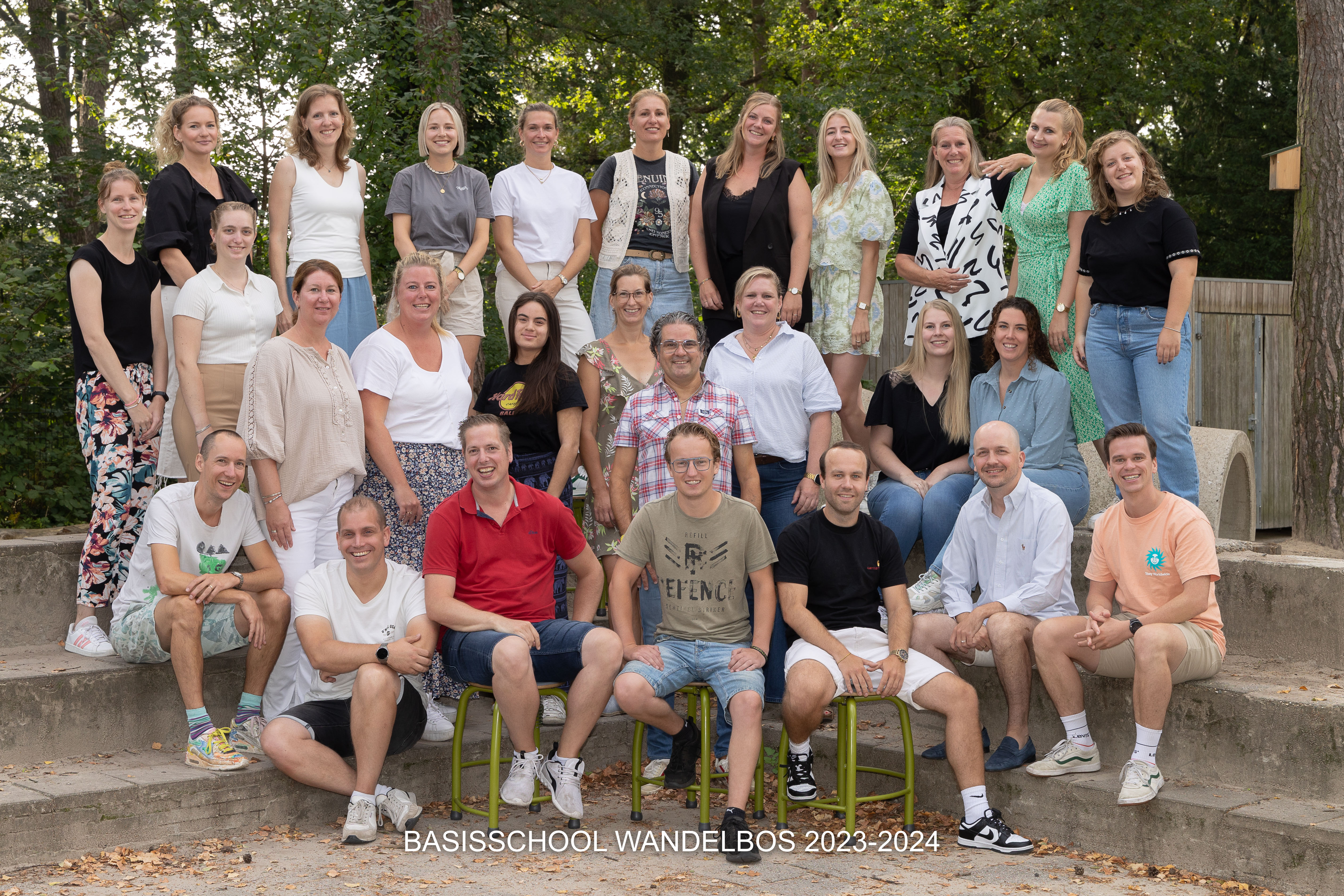 Teamfoto Wandelbos 2023/2024