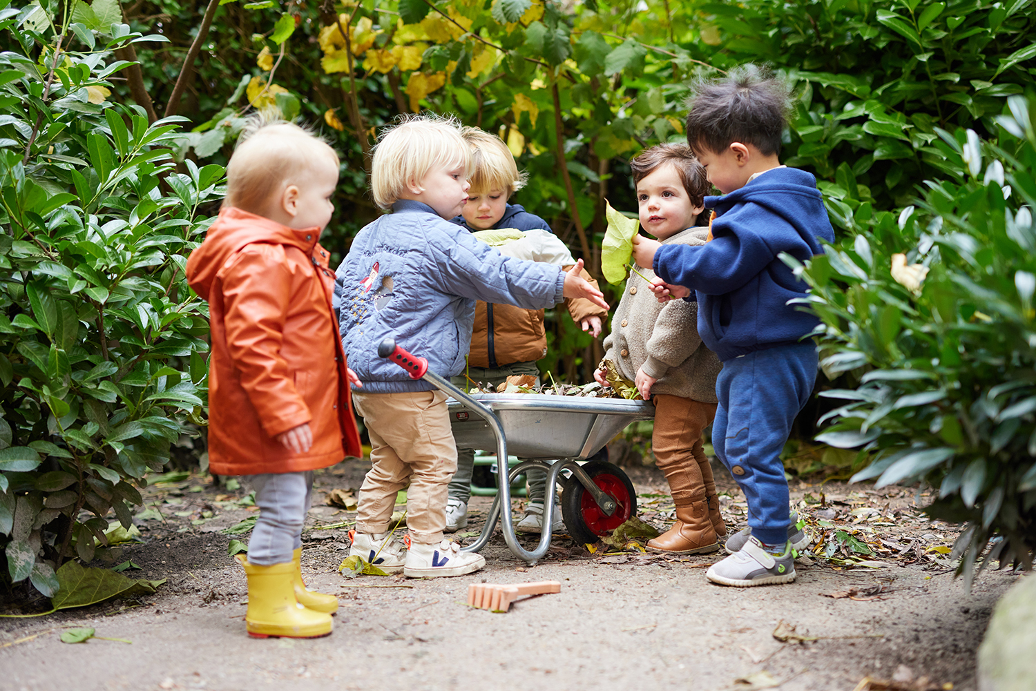 Buitenspelen kinderdagverblijf Willemijntje