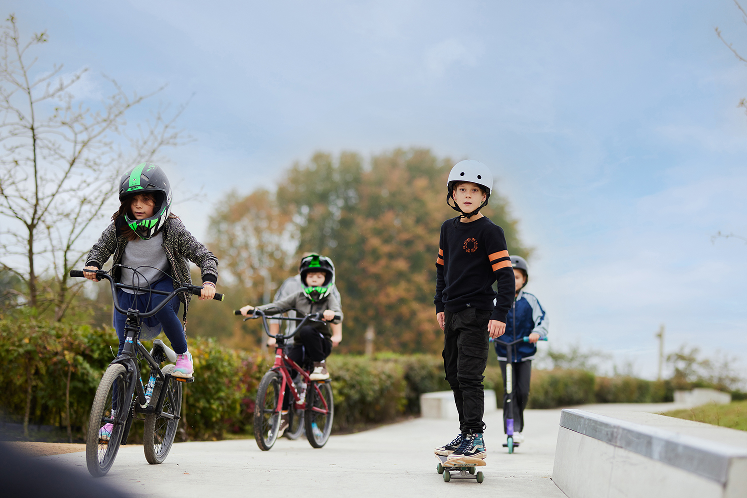 Kinderen spoorpark